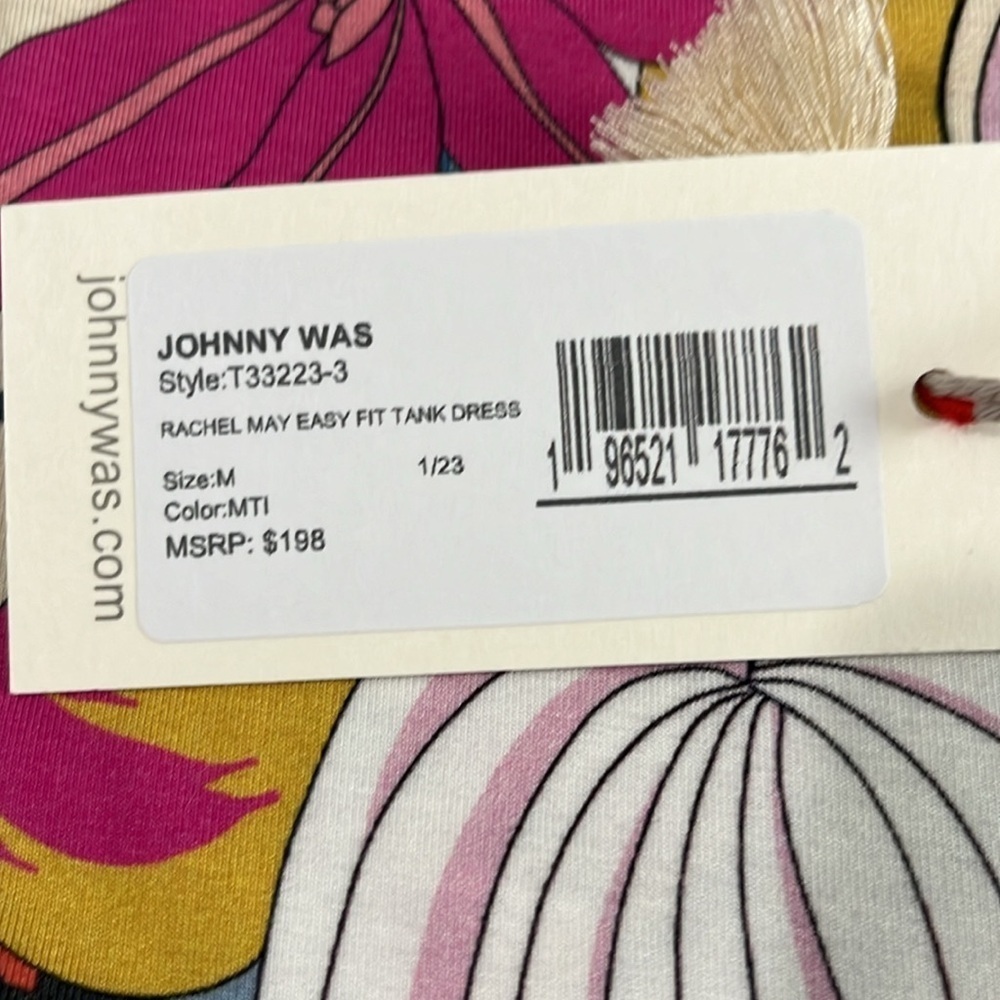 Johnny Was Rachel May Easy Fit Tank Dress Size M NWT - Picture 8 of 11
